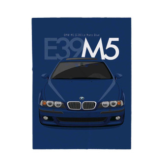 BMW M5 E39 Le Mans Blue Polyester Bedroom Velveteen Plush Blanket