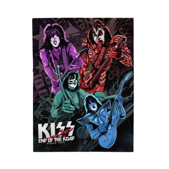 Kiss End Of The Road Polyester Bedroom Velveteen Plush Blanket