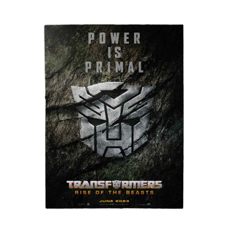 Transformers Rise of the Beasts Prime is Primal Polyester Bedroom Velveteen Plush Blanket