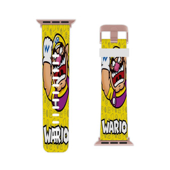 Wario Super Mario Bros Nintendo Professional Grade Thermo Elastomer Watch Band for Apple Watch