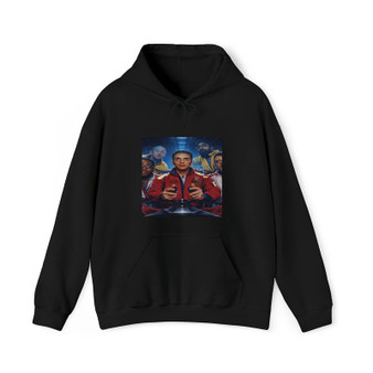 Logic Poster Cotton Polyester Unisex Heavy Blend Hooded Sweatshirt