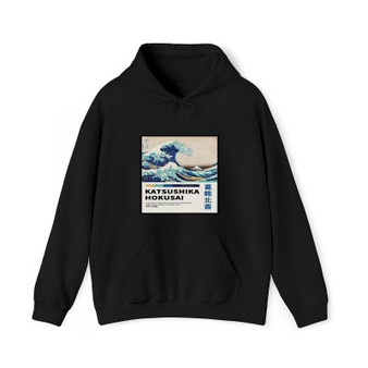 The Great Wave Of Kanagawa Cotton Polyester Unisex Heavy Blend Hooded Sweatshirt