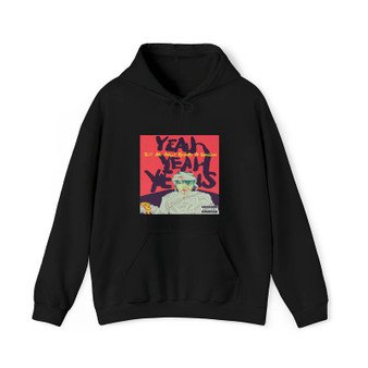 Yeah Yeah Yeahs Tell Me What Rockers To Swallow Cotton Polyester Unisex Heavy Blend Hooded Sweatshirt