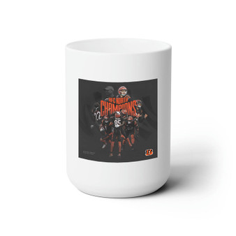 Cincinnati Bengals NFL 2022 White Ceramic Mug 15oz With BPA Free