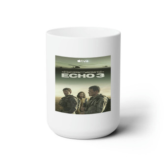 Echo 3 White Ceramic Mug 15oz With BPA Free