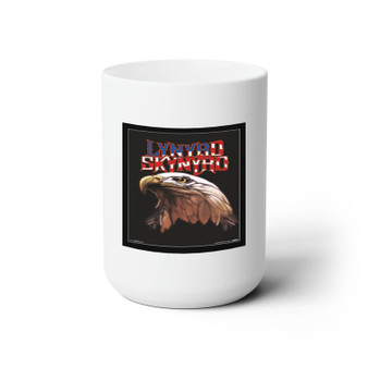 Lynyrd Skynyrd Eagles White Ceramic Mug 15oz With BPA Free