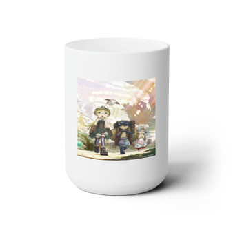 Made in Abyss Retsujitsu no Ougonkyou White Ceramic Mug 15oz With BPA Free