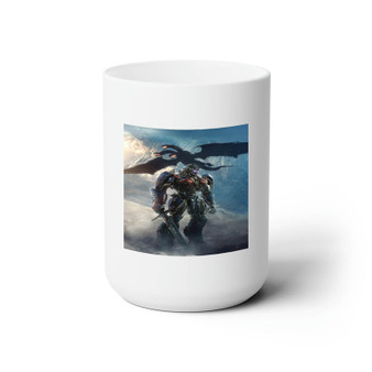 Optimus Prime Dragon Transformers White Ceramic Mug 15oz With BPA Free