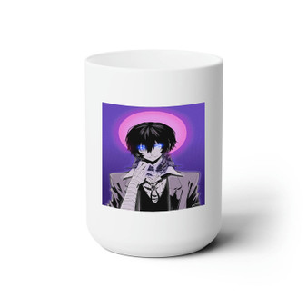 Osamu Dazai Bungou Stray Dogs White Ceramic Mug 15oz With BPA Free