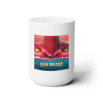 The Sea Beast White Ceramic Mug 15oz With BPA Free