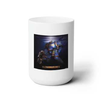 Warhammer 40 K Ultramarines White Ceramic Mug 15oz With BPA Free