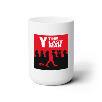 Y The Last Man White Ceramic Mug 15oz With BPA Free