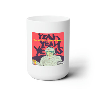 Yeah Yeah Yeahs Tell Me What Rockers To Swallow White Ceramic Mug 15oz With BPA Free