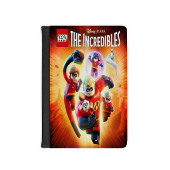 LEGO The Incredibles PU Faux Black Leather Passport Cover Wallet Holders Luggage Travel