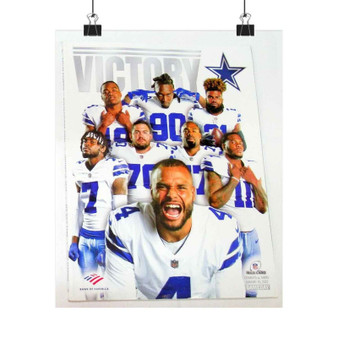 Dallas Cowboys NFL 2022 Art Satin Silky Poster for Home Decor