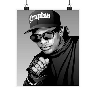 Eazy E Hip Hop Art Satin Silky Poster for Home Decor