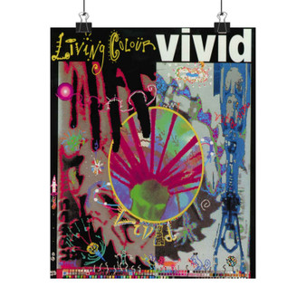 Living Colour Vivid Art Satin Silky Poster for Home Decor