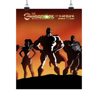 The Guardians of Justice Art Satin Silky Poster for Home Decor