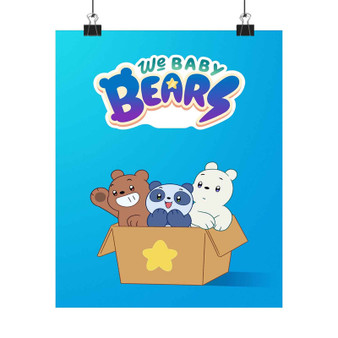 We Baby Bears Art Satin Silky Poster for Home Decor