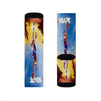 NBA 2 K23 Deluxe Edition Polyester Sublimation Socks White