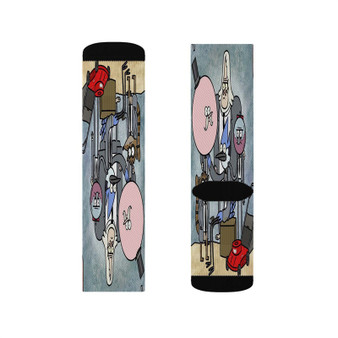 Regular Show 2022 Polyester Sublimation Socks White