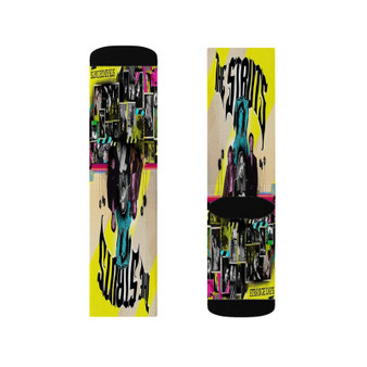 The Struts Polyester Sublimation Socks White