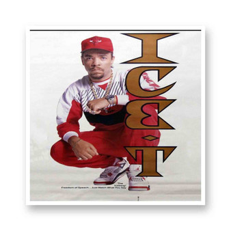 Ice T White Transparent Vinyl Kiss-Cut Stickers