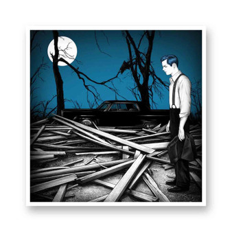 Jack White Fear Of The Dawn White Transparent Vinyl Kiss-Cut Stickers