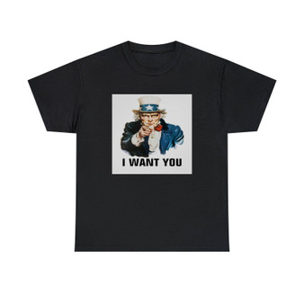 I Want You Poster Classic Fit Unisex Heavy Cotton Tee T-Shirts