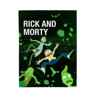 Rick and Morty 2022 Polyester Bedroom Velveteen Plush Blanket