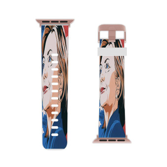 Hillary Clinton Poster Professional Grade Thermo Elastomer Watch Band for Apple Watch