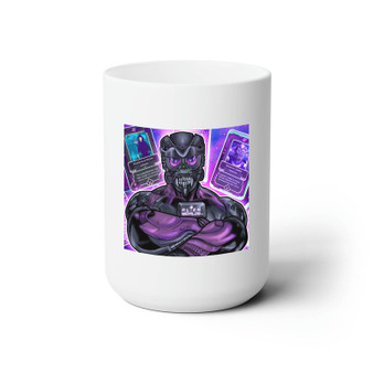 Alien Worlds White Ceramic Mug 15oz Sublimation With BPA Free