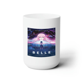 Belle Movie White Ceramic Mug 15oz Sublimation With BPA Free