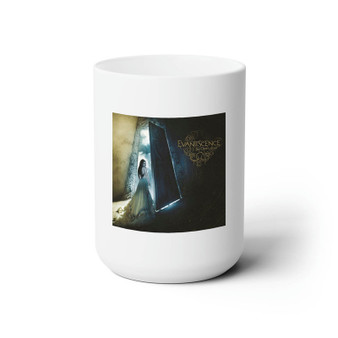 Evanescence The Open Door White Ceramic Mug 15oz Sublimation With BPA Free