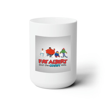 Fat Albert and the Cosby Kids White Ceramic Mug 15oz Sublimation With BPA Free