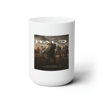 Halo TV Series White Ceramic Mug 15oz Sublimation With BPA Free