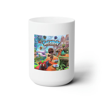 Sackboy A Big Adventure White Ceramic Mug 15oz Sublimation With BPA Free