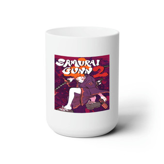 Samurai Gunn 2 White Ceramic Mug 15oz Sublimation With BPA Free