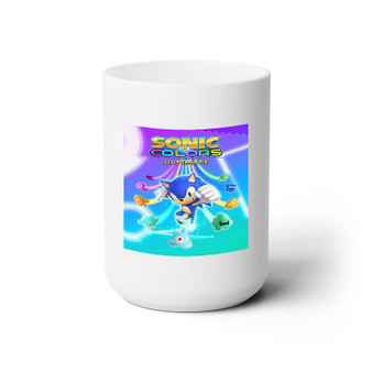 Sonic Colors Ultimate White Ceramic Mug 15oz Sublimation With BPA Free