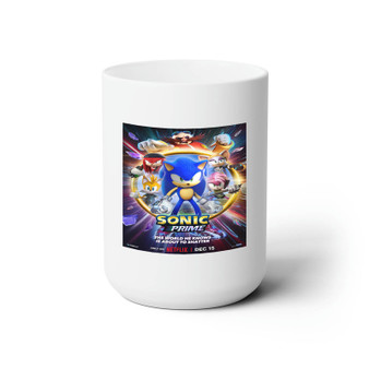 Sonic Prime White Ceramic Mug 15oz Sublimation With BPA Free