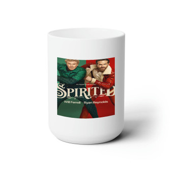 Spirited White Ceramic Mug 15oz Sublimation With BPA Free