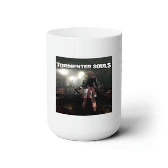 Tormented Souls White Ceramic Mug 15oz Sublimation With BPA Free