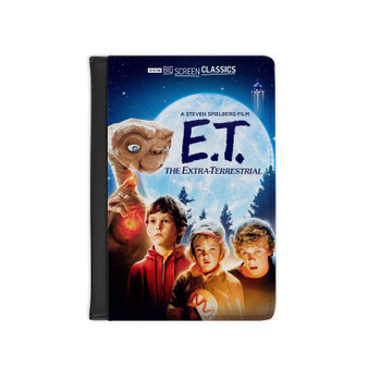 ET The Extra Terrestrial Poster PU Faux Leather Passport Black Cover Wallet Holders Luggage Travel
