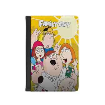 Family Guy 2022 PU Faux Leather Passport Black Cover Wallet Holders Luggage Travel