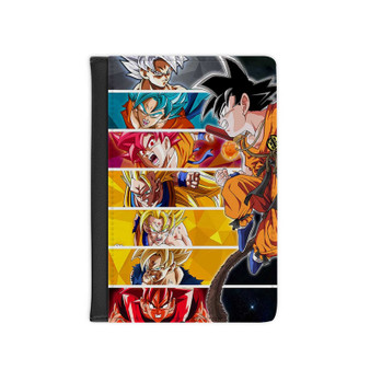 Goku Dragon Ball Z PU Faux Leather Passport Black Cover Wallet Holders Luggage Travel