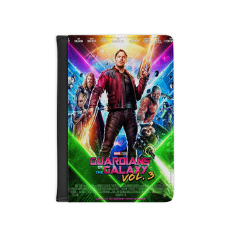 Guardians of The Galaxy Vol 3 PU Faux Leather Passport Black Cover Wallet Holders Luggage Travel