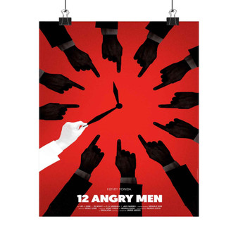 12 Angry Men Art Print Satin Silky Poster for Home Decor