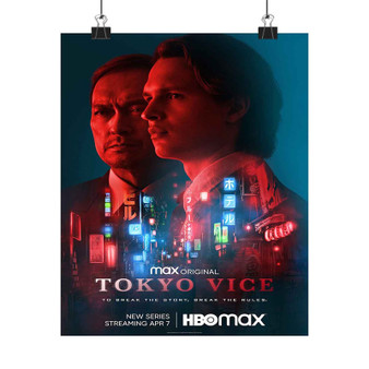 Tokyo Vice Art Print Satin Silky Poster for Home Decor