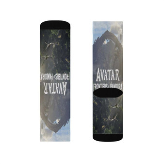 Avatar Frontiers of Pandora Polyester Sublimation Socks Unisex Regular Fit White