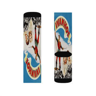 Ivanhoe 4 Polyester Sublimation Socks Unisex Regular Fit White